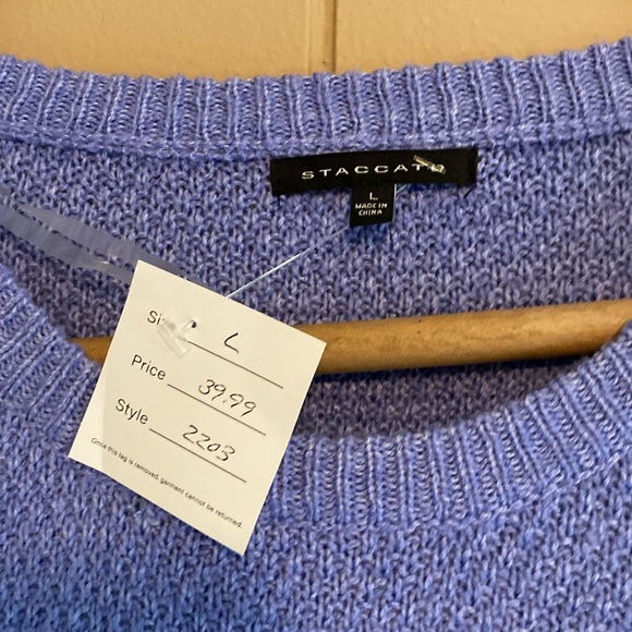 Ladies size large staccato sweater - Picture 2 of 4